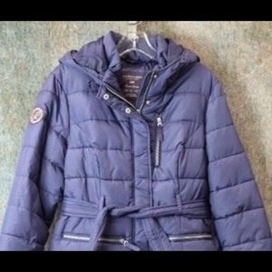NWT US Polo Assn Women's Violet Winter Jacket SZ-L